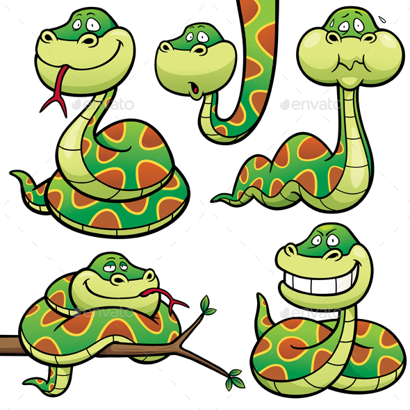 Cartoon Snake by SARAROOM | GraphicRiver